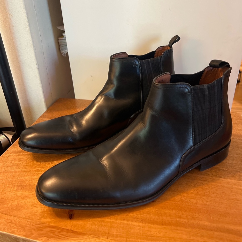 Florsheim Leather Chelsea Boots – Black - Men’s Size 13M – Great Condition